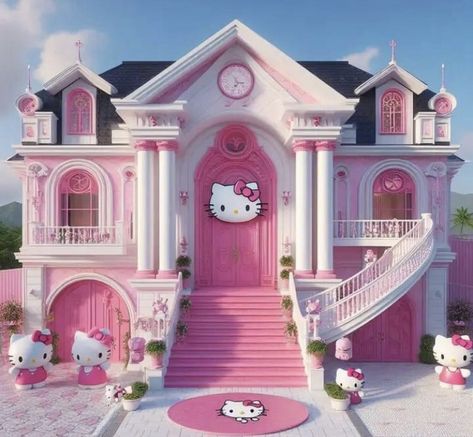 Hello Kitty Shop, Hello Kitty House, Hello Kitty Aesthetic, Hello Kitty Items, Hello Kitty Collection, Hello Kitty And Friends, My Dream House, House Inspo, Art Room