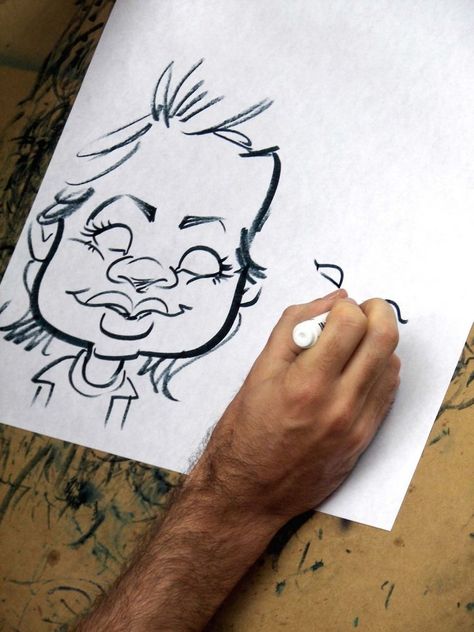 Drawing Caricatures: How To Create A Caricature In 8 Steps Characatures People, How To Draw A Caricature, Caricature For Beginners, Caricature Tutorial Step By Step, How To Do Caricatures, Caricature Artist Drawing, Caricature Sketch Tutorial, Characatures Sketches How To Draw Caricatures, Caricature Sketch Character Design