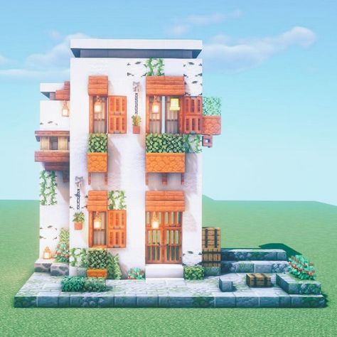 Minecraft Hus, Villa Minecraft, Case Minecraft, Minecraft Decoration, Rumah Minecraft Sederhana, I Will Make It, Minecraft Mansion, Back Alley, Minecraft Interior Design