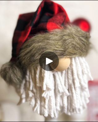 36K views · 749 reactions | DIY Santa or Gnome Dollar Tree Craft | Use a Santa hat and cotton mop head from the Dollar Tree to make this cute Santa or gnome. #dollartreechristmas #dollartreediy #dollartree #diygnome... | By Ruffles And Rain Boots | Facebook Mop Santa Head, Gnome Dollar Tree, Tree Tags, Diy Santa, Santa Crafts, Dollar Tree Finds, Santa Head, Tree Craft, Dollar Tree Christmas