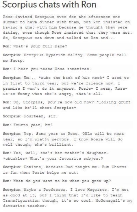 Rose And Scorpius Headcanon, Scorose Headcanons, Hp Next Gen, The Malfoys, Rose And Scorpius, Scorpius And Rose, Harry Potter Next Generation, Harry Potter Feels, Harry Potter Headcannons