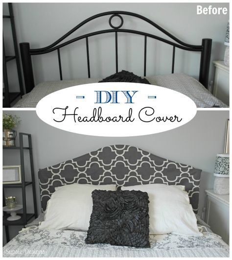 Diy Headboard Cover, Easy Headboard, Headboard Slipcover, Headboard Makeover, Headboard Fabric, Headboard Benches, Simple Headboard, Diy Headboard Upholstered, How To Make Headboard