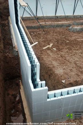 Icf Foundation, Icf Blocks, Icf Construction, Icf Walls, Icf Home, Bunker Home, Basement Construction, Insulated Concrete Forms, Framing Construction