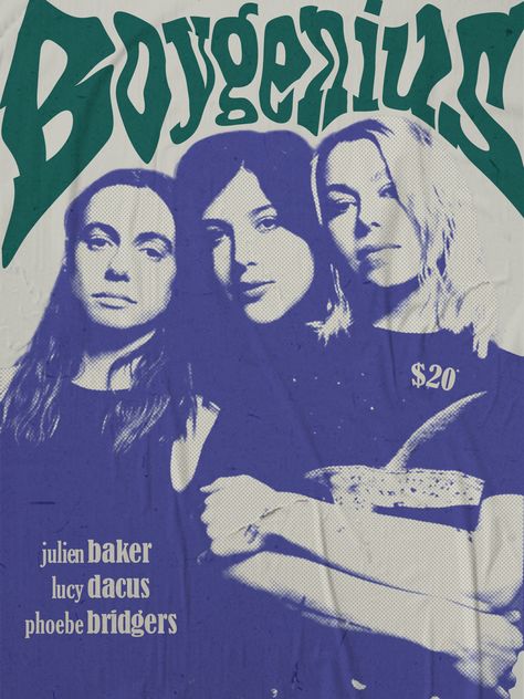 Poster Prints Boygenius, Music Posters Phoebe Bridgers, Poster Prints Phoebe Bridgers, Phoebe Bridgers Wall Prints, Boygenius Poster Print, Boygenius Wall Art, Boygenius Poster Vintage, Phoebe Bridgers Poster Print, Lizzy Mcalpine Poster Prints