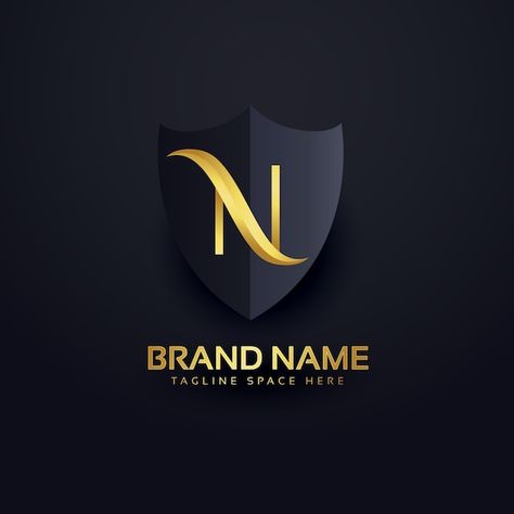 Md Logo, Luxe Logo, N Logo Design, 3d Logo Design, Text Logo Design, Logo Psd, Shield Logo, Letter N, Travel Logo