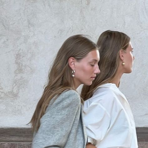 LIÉ STUDIO on Instagram: "Everyday go-to! Cecilie and Amalie wearing the Marie and Julie earrings.

Shop in store or online at www.lie-studio.com" Lie Studio, In Store, How To Wear, On Instagram, Quick Saves, Clothes, Instagram