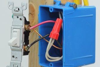 Wiring a Switch and Outlet the Safe and Easy Way | Family Handyman Wiring Outlets, Electrical Maintenance, Three Way Switch, Electrical Code, Diy Electrical, Electrical Projects, Electrical Work, Smart Switches, Electrical Tape