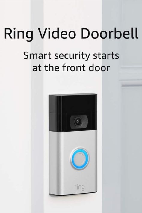 Digital Advertising Design, Home Security Tips, Ring Video Doorbell, Diy Home Security, Smart Doorbell, Doorbell Camera, Ring Video, Organisation Hacks, Door Bell