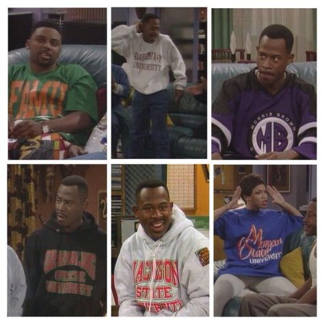 Martin Lawrence 90s Fashion, Martin Lawrence 90s Outfits, Hbcu Aesthetic, Manifestations Board, Hbcu Homecoming, Hbcu Fashion, Black Sitcoms, Black Movies, Black 90s Fashion