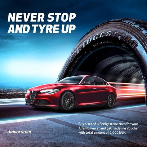 Tire Social Media Design, Tyre Advertising Creative, Tire Advertising Design, Creative Car Ads Design, Tyre Ads Creative, Cars Creative Ads, Car Ads Creative Advertising, Car Social Media Design, Tyre Advertising