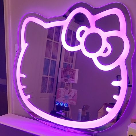 Vanity Hello Kitty, Hello Kitty Furniture, Hello Kitty Mirror, Hello Kitty Bathroom, Hello Kitty Decorations, Bedroom Ideas For Small Rooms Cozy, Hello Kitty Bedroom, Hello Kitty Dress, Hello Kitty House