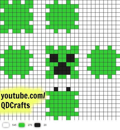 Green Perler Bead Ideas, Perler Bead Patterns Templates, Green Perler Bead Pattern, Creeper Perler Beads, Minecraft Perler Beads, Head Template, Easy Perler Bead Patterns, Melty Bead Patterns, Easy Perler Beads Ideas