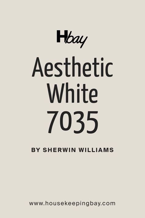 Aesthetic White SW 7035 by Sherwin Williams Accessible Beige Sherwin Williams, Williams Aesthetic, Sherwin Williams Paint Neutral, Off White Paint Colors, Sherman Williams, Off White Paint, Cherry Floors, Sherwin Williams White, Chelsea Gray