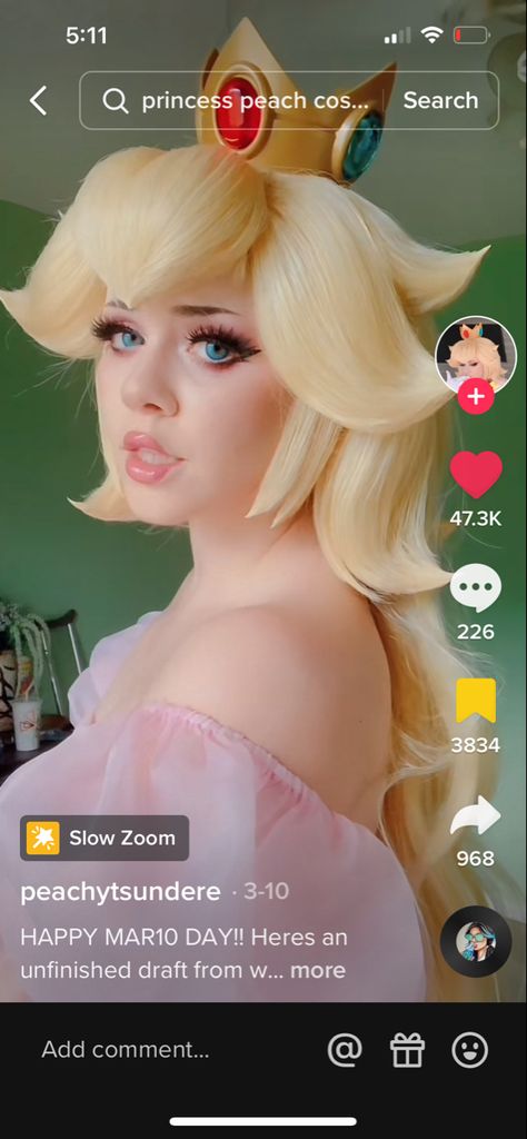 Rosalina Cosplay Makeup, Princess Rosalina Makeup, Princess Peach Hair Tutorial, Princess Peach Photoshoot, Princess Peach Inspired Makeup, Princess Peach Cosplay Makeup, Princess Peach Makeup Tutorial, Princess Peach Makeup Halloween, Princess Peach Makeup Look