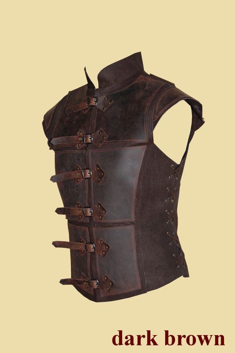 Costume Ideas Boys, Elf Costume Ideas, Viking Tunic, Mens Leather Necklace, Larp Costume, Elf Costume, Leather Armor, Medieval Costume, Medieval Clothing