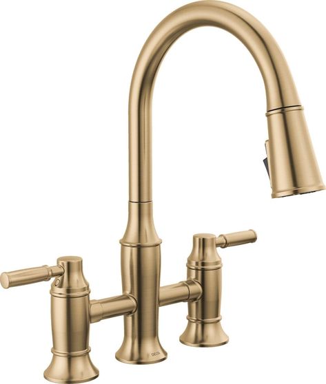 Vintage Kitchen Faucet, Delta Kitchen Faucet, Bridge Kitchen Faucet, Bridge Faucet, Kitchen Faucet With Sprayer, Kitchen Spray, Water Delivery, Faucet Repair, Ideas For New House