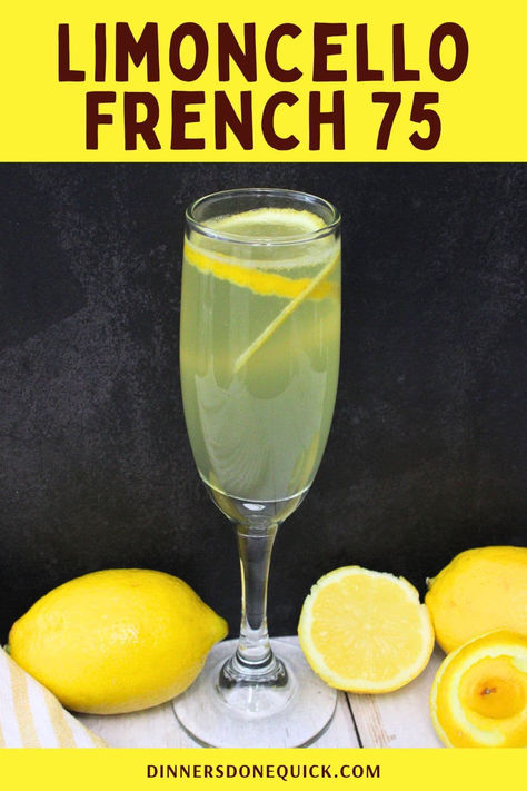 My Limoncello French 75 recipe adds a burst of sunshine to your cocktail game! 🍋🥂 This Italian-inspired twist on the classic French 75 combines the zesty flavors of limoncello liqueur with gin, fresh lemon juice, and champagne. 🍹 Perfect for spring and summer gatherings, brunches, or special occasions like Mother’s Day and Easter. Discover tips and variations to master this vibrant, citrusy cocktail! French 75 Recipe, French 75 Cocktail Recipes, Refreshing Summer Recipes, Limoncello Cocktails, Brunch Celebration, French 75 Cocktail, Whisky Cocktail, French 75, Flavorful Vegetables