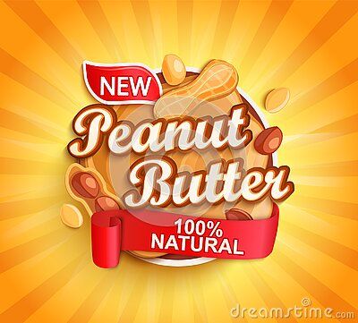 Organic Peanut Butter Label, Natural Product. Stock Vector - Illustration of package, jelly: 188311007 Peanut Butter Logo Template, Peanut Butter Label Design Ideas, Peanut Butter Logo Design, Peanut Butter Label Design, Peanut Butter Packaging Design, Peanut Butter Logo, Peanut Butter Packaging, Butter Logo, Kids Kitchen Accessories