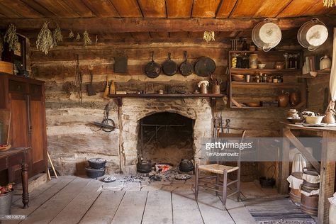 Stock Photo : Rustic Cabin Interior Rustic Cabin Interior, Old Cabins, Old Cabin, Cabin Interior Design, Log Cabin Interior, Log Cabin Rustic, Rustic Home Interiors, Into The Wood, Cabin Interiors