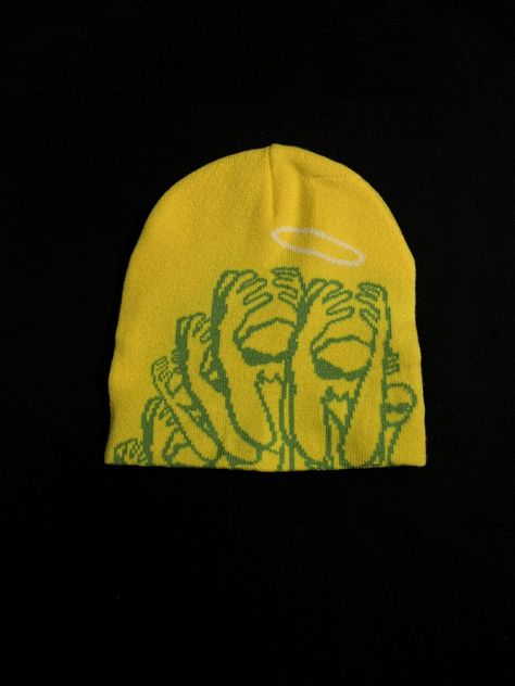 Hats Rare Y2k Aliens Graphic No Cuff Knit Hat Yellow Beanie OS | Grailed Y2k Beanie, Graphic Beanie, Beanie Design, Y2k Hat, Cool Beanies, Yellow Beanie, Boys Beanie, Pocket Jeans, Fall 2024