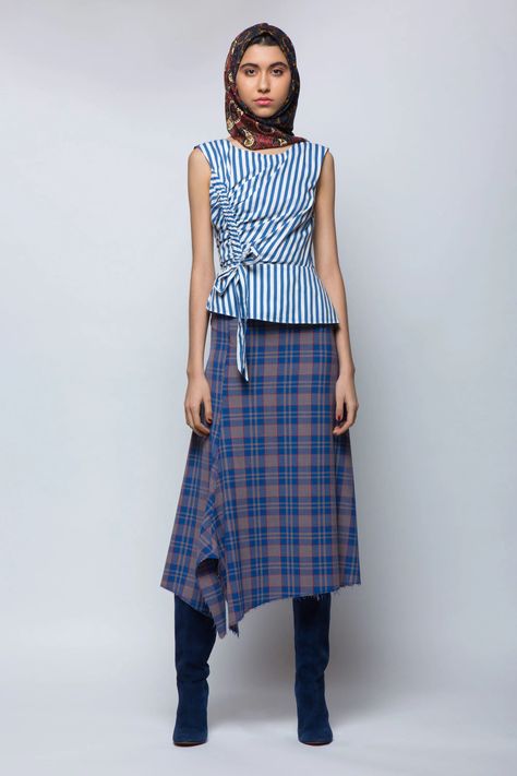 Cute Fall Fashion, Tartan Fashion, Tracy Reese Dress, Tracy Reese, Fashion Images, Fashion Show Collection, Fall Fashion Outfits, Fall 2017, Fashion 2017