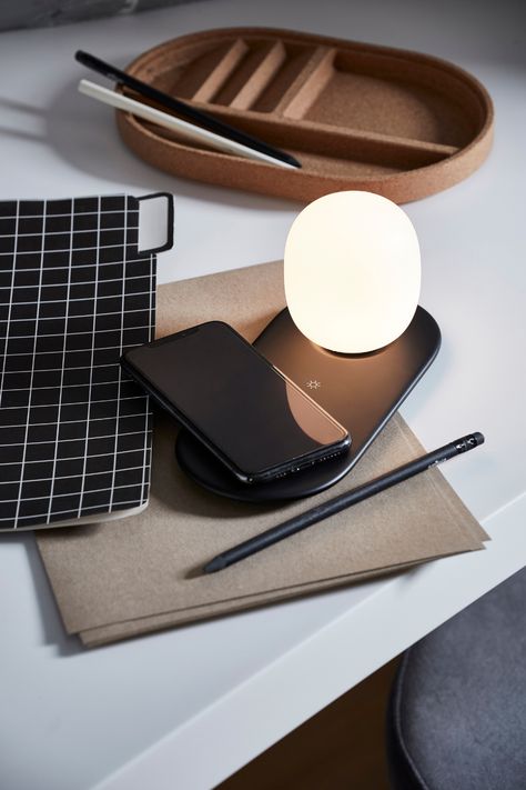 A true combination of both style and function, the Poppy table lamp is a clever design that charges your Qi compatible smart device by simply placing it on the lamp base. The LED lamp is made from silicone/rubber making it soft to touch/squeeze and doesn’t feel hot. #lighting #lightingideas #lamps #mothersday #homeimprovement #renovation #inspo #homedecor #interior #beacon #beaconlighting Wireless Charging Lamp, Beacon Lighting, Bookshelves Diy, Clever Design, Lamp Base, Smart Device, Stylish Gifts, Silicone Rubber, Lamp Design