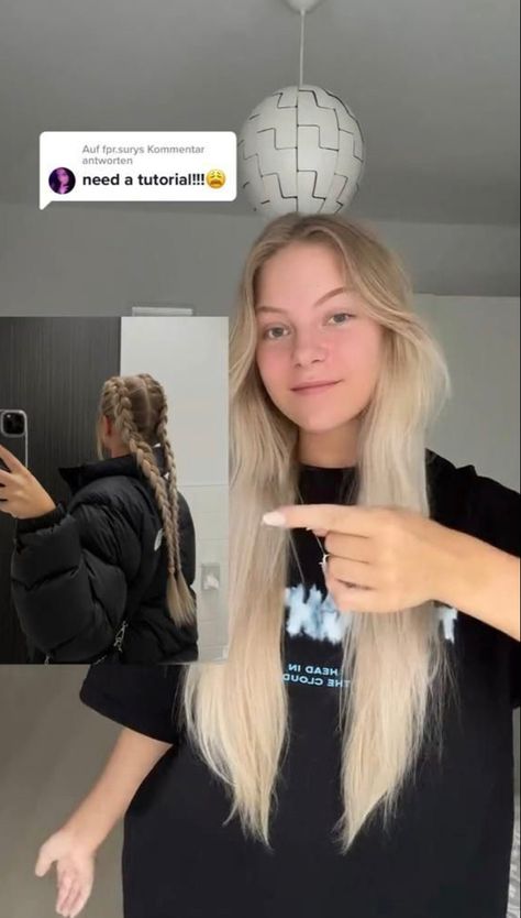 Not mine* Tiktok Hair, Videos Aesthetic, Hair Tips Video, Hairdos For Short Hair, Hair Tutorials For Medium Hair, Hair Stylies, Hair Up Styles, Hair Videos Tutorials, Hairdo For Long Hair