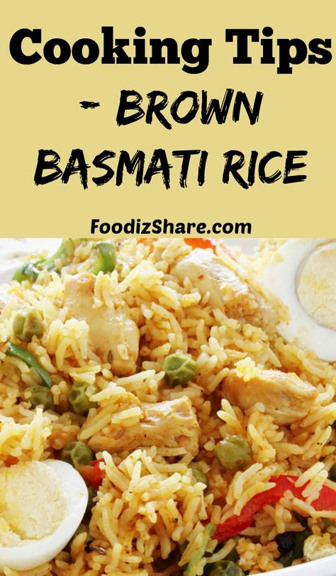 Some important cooking tips on how to cook brown basmati rice shared on our site by Cooking Detective @ https://www.cookingdetective.com/ #cooking #tip #hack #rice #food Basmati Brown Rice, Basmati Rice Recipe, Brown Rice Cooking, Brown Basmati Rice, Basmati Rice Recipes, Healthy Rice Recipes, Cooking Spinach, Cooking Basmati Rice, Indian Rice Recipes