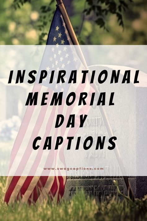 Honor the brave, remember the fallen. Elevate your Memorial Day posts with these Inspirational Memorial Day Captions for Instagram. Let your words echo the gratitude we feel for those who made the ultimate sacrifice. #captions #instagram #instagramcaptions #igcaptions #memorialday #memorialdayweekend #usa #america #memorial Memorial Day Instagram Post, Memorial Day Captions Instagram, Memorial Day Social Media Posts, Memorial Day Posts For Facebook, Memorial Day Quotes Gratitude, Memorial Day Quotes Remember, Memorial Day Post, Honor Quotes, Memorial Day Pictures