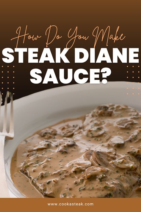 Want to know How Do You Make Steak Diane Sauce? 🍳✨ This classic, rich sauce made with butter, mustard, and a splash of brandy takes your steak to the next level! 🤤🔥 Follow our step-by-step recipe to create this restaurant-quality sauce at home in minutes. Perfect for impressing guests or treating yourself to a fancy dinner! 👨‍🍳🥂 Save this pin for your next steak night! #SteakDiane #SauceRecipe #CookingTips Home Made Steak Sauce Recipe, Steak Diane Sauce, Diane Sauce, Steak Sauce Recipe, Steak Diane Recipe, How To Make Steak, Steak Sauce Recipes, Steak Night, Steak Diane