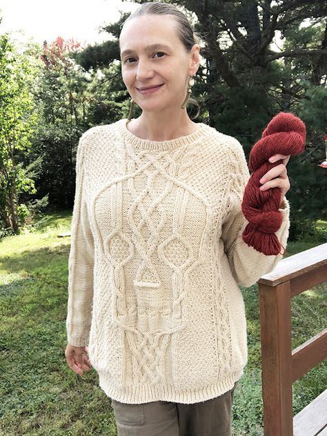 50% Off My Aran Skull KnitCrate Through September 30! Halloween Knitting, Hat Knitting Pattern, Skull Sweater, Crochet Cable, Skull Hat, Hat Knitting, Hat Knitting Patterns, Sweater Design, Hat Pattern