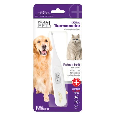 #Health #Tips #Dogs #Pets Always have #pet #thermometer ready for emergencies like checking for #heat #Stroke!( Image source: Petsmart.com) Things For Dogs, Pet Things, Pet 1, Old Cats, Dog Training Collar, Cat And Dog, Cat Health, Animal Hospital, First Aid