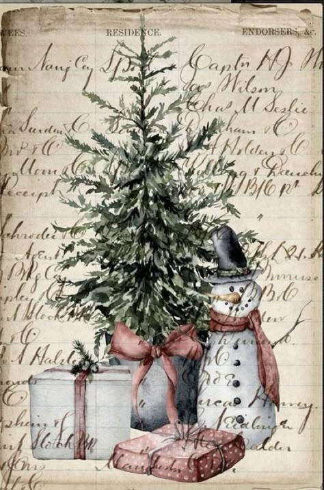 Vintage Christmas Images Printables Free, Vintage Christmas Images Victorian, Free Christmas Printables Vintage, Christmas Scrapbook Paper, Vintage Christmas Images, Merry Christmas Images, Decoupage Vintage, Free Christmas Printables, Christmas Scrapbook