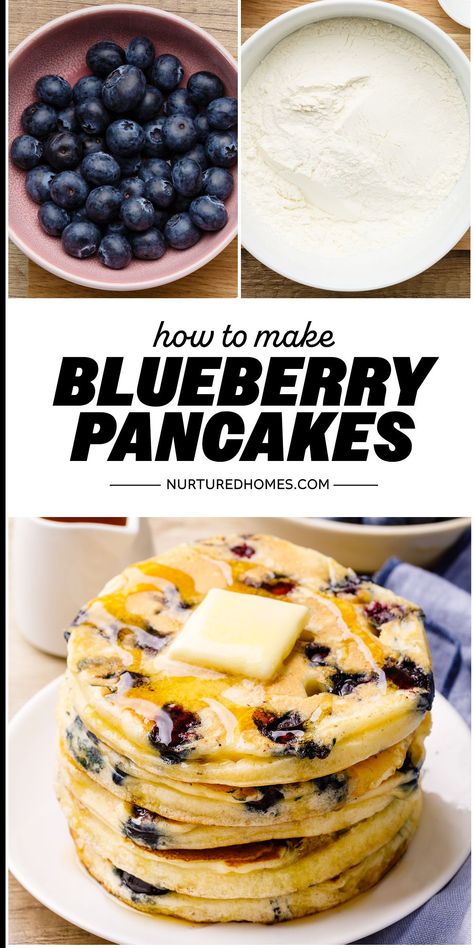 This recipe for making fluffy buttermilk blueberry pancakes is so ridiculously good that it could very well end up becoming your new go-to pancake recipe. Blueberry Pancakes Easy, Buttermilk Blueberry, Blueberry Buttermilk Pancakes, Pancakes From Scratch, Blueberry Breakfast, Blue Berry, Blueberry Pancakes, Buttermilk Pancakes, Carb Meals