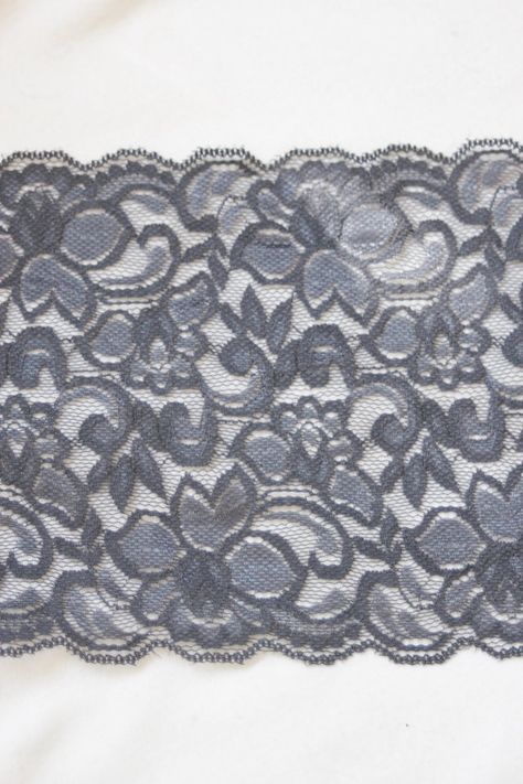 A darker grey floral lace. Nice material for doll clothing! Grey Lace, Gray Lace-up Synthetic Boots, Grey Floral, Dark Gray, Floral Lace, Doll Clothes, Diy Projects, Grey, Lace