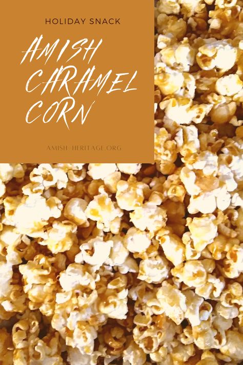 This Delicious Amish Caramel Popcorn is easy to make and a great treat to serve at your holiday parties, or anytime you're craving a sweet snack. Caramel popcorn with peanuts recipe, Caramel corn with nuts, Caramel corn recipe, Amish recipes, Caramel Corn Recipe Amish, Amish caramel corn, Amish food Amish Caramel Corn Recipe, Homemade Caramel Syrup, Amish Caramel, Amish Popcorn, Heavy Cream Recipes, Caramel Corn Recipe, Caramel Corn Recipes, Popcorn Recipes Caramel, Popular Desserts Recipes