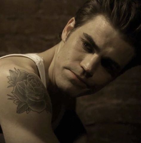 Paul Wesley Tattoo, Bonnie Bennett, Paul Wesley, Stefan Salvatore, S Tattoo, Piercing Tattoo, Vampire Diaries, Portrait Tattoo, Piercings