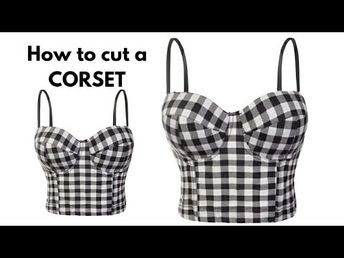 HOW TO CUT A PERFECT CORSET. Corset tutorial for beginners - YouTube How To Cut Corset For Beginners, Sew Corset, Corset Tutorial, Altering Clothes, Sewing Pattern Design, How To Sew, Corset Dress, Corset Top, Sewing Pattern