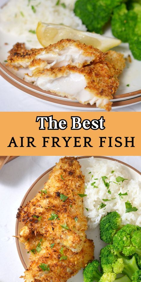 Parmesan-crusted walleye makes for the best air fryer fish recipe! This lightly breaded and air fried fish makes the perfect main dish to a delicious and healthy meal. Save this pin for your new go-to air fryer fish that's ready in just 10 minutes! Breaded Fish Recipes Air Fryer, Air Fried Keto Recipes, Air Fry Breaded Fish, Fish In Air Fryer No Breading, Fry Fish In Air Fryer, Air Fryer Fresh Fish Recipes, Air Fry Perch Fish Recipes, Fish Recipes In Air Fryer, Fish In Airfryer