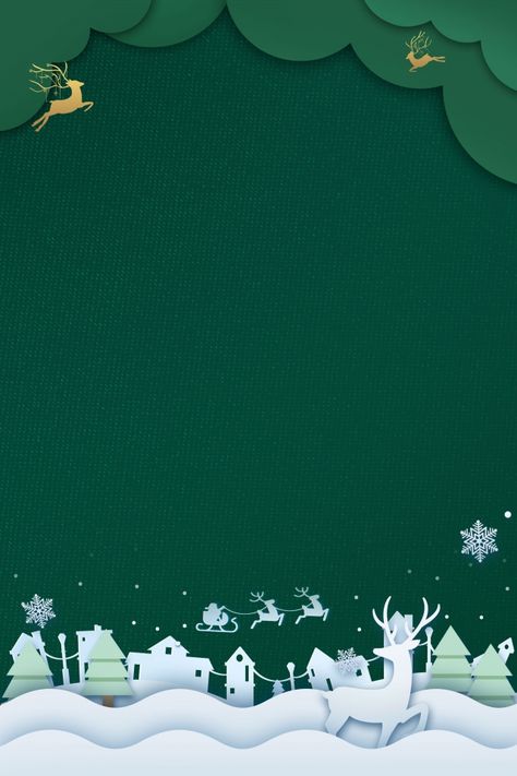 snowflake,snow scene,simple,creative,synthesis,christmas,green background,christmas origami border,elk Elk Wallpaper, Green Background Christmas, Christmas Green Background, Green Christmas Tree Decorations, Christmas Poster Design, Christmas Information, Retro Christmas Decorations, Christmas Leaves, Christmas Background Images