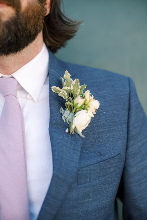 Navy Blue Tux With Purple Tie, Blue Suit With Lavender Tie, Heather Blue Suit, Blue Suit Lavender Tie, Blue Suit Purple Tie Wedding, Blue And Purple Groomsmen Attire, Light Purple Wedding Suit, Blue Suit Purple Tie, Suit With Purple Tie