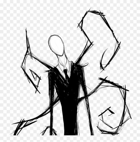 Slenderman, Black And White, White, Black