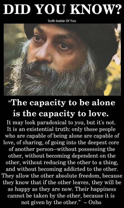 Osho Quotes, Vie Motivation, Philosophy Quotes, Quotable Quotes, Wise Quotes, Great Quotes, Wisdom Quotes, Spiritual Quotes, True Quotes