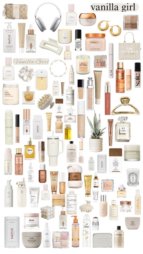 #vanillagirl #pretty#perfum #aesthetic #makeup #skincare #bodycare #bags #plants Teen Christmas Wishlist, Makeup Collage, Wishlist Ideas, Skin Care Routine Order, Art Supplies Storage, Cute Gifts For Friends, Eyeliner Styles, Vanilla Girl, Pretty Skin Care