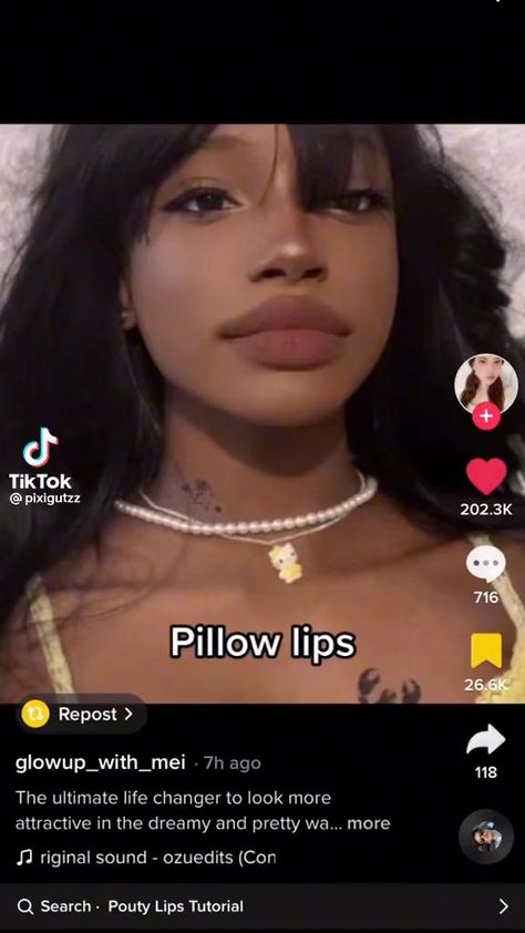 How To Do Pillow Lips Makeup, Lip Ideas Make Up Aesthetic, Makeup Looks To Make Eyes Look Bigger, Pillow Lip Tutorial, Bunny Lips Tutorial, Cloud Lips Tutorial, How To Get Pillow Lips, Makeup Tutorial Step By Step Picture, Blurry Lips Tutorial