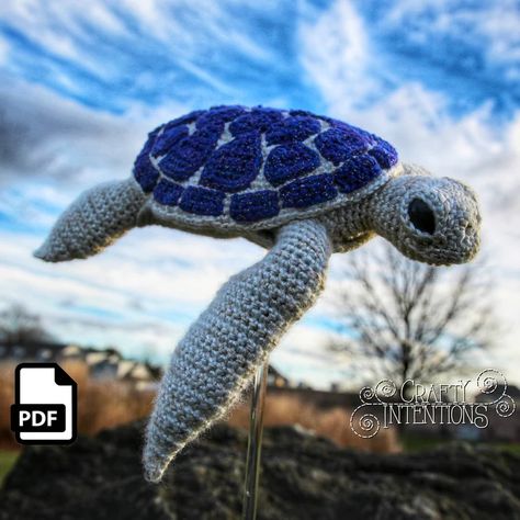 Sea Turtle Crochet, Crafty Intentions, Turtle Crochet, Eastern Dragon, Tiny Turtle, Gradient Yarns, Crochet Turtle, Bunny Crochet, Turtle Pattern