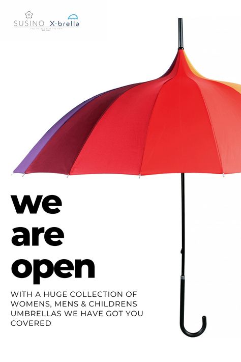 WE ARE OPEN! 😀☂️☔  #umbrella #rainyday #wetweather #rain #shoponline Umbrella Poster Design, Umbrella Graphic Design, Umbrella Branding, Dome Umbrella, Open Umbrella, Kids Umbrellas, Best Umbrella, Fashion Umbrella, Umbrella Designs