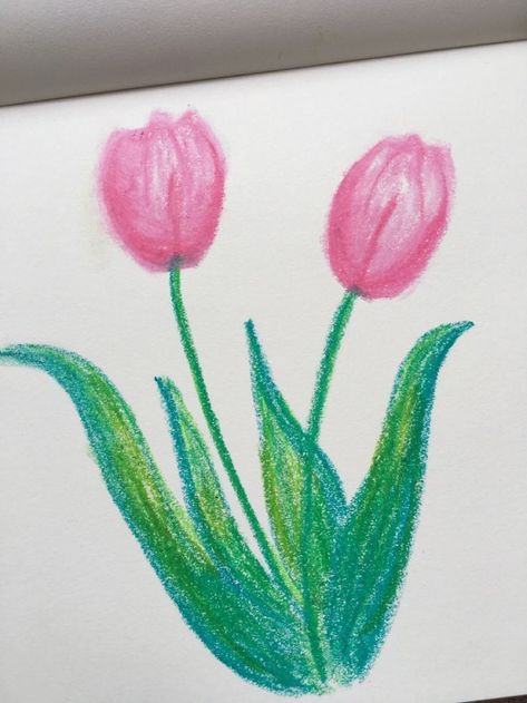 What To Draw With Crayons Easy, Pencil Crayon Drawing Ideas, What To Draw With Crayons, Drawing Ideas Crayon, Crayola Drawing Ideas, Drawing With Crayons Easy, Oil Pastel Drawings Flowers, Cute Crayon Drawings, Simple Oil Pastel Drawings For Beginners