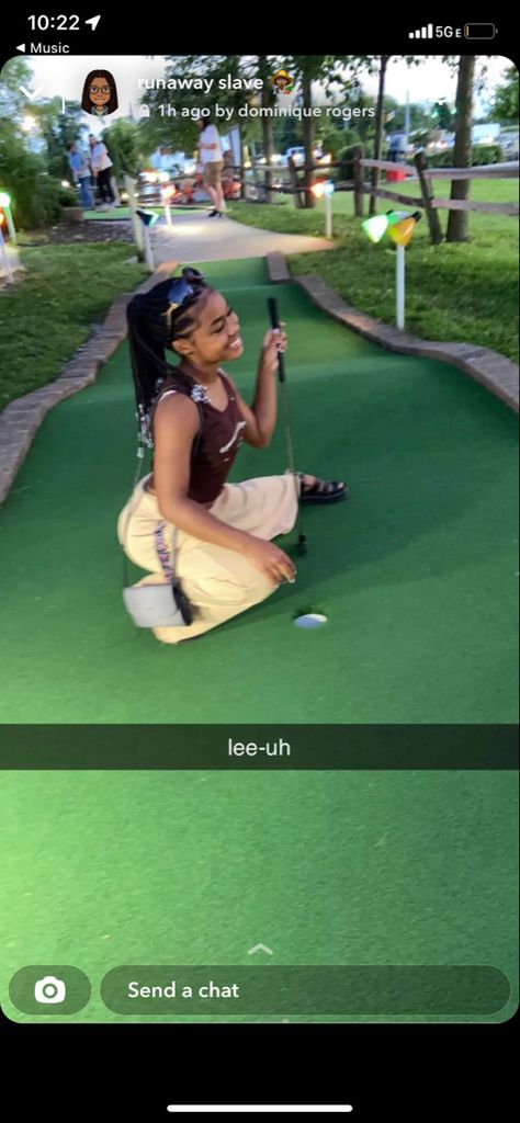 Mini Golf Outfit, Picture Inspiration, Mini Golf, Inspirational Pictures, Golf Outfit, Outfit Inspirations, Golf, Music, Black