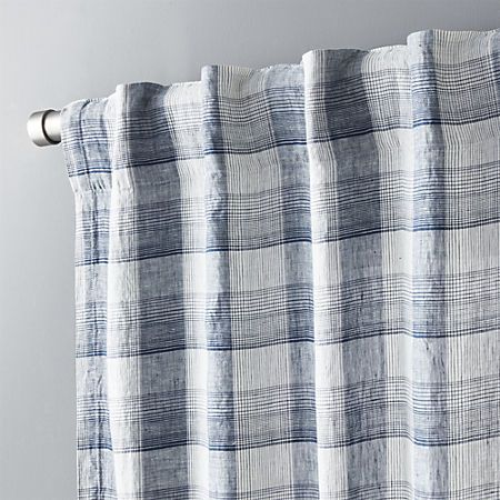 PlaidLinenPnlNavyWhite84inROF17 Blue Plaid Curtains, Accent Curtains, Curtains Nursery, Sewing Curtains, Sew Curtains, Navy Curtains, Headboard Curtains, Plaid Curtains, Brown Curtains